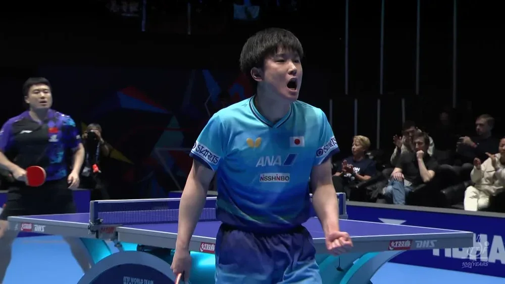 【世界卓球】張本智和 2-0からまさかの大逆転負け 日本が中国に先制許す